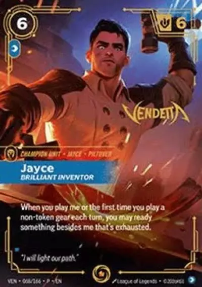 Jayce Brilliant Inventor - VEN-068-p - Promotional Cards - Riftbound card